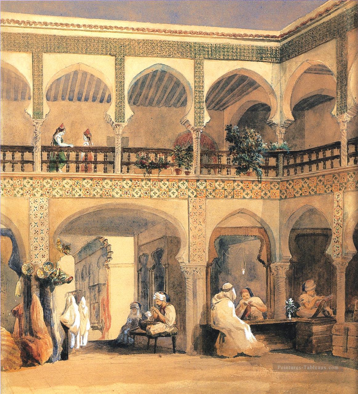 Bazarre à Orléans romantique Théodore Chassériau Peintures à l'huile